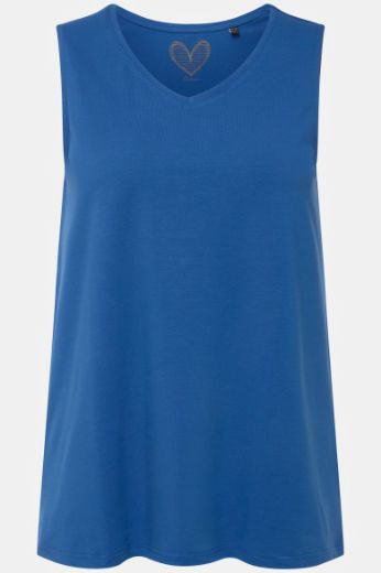 Moda za polnejše Top V ovratnik A kroja plus velikost, xxl, Ulla Popken in Johann Popken (JP1880)