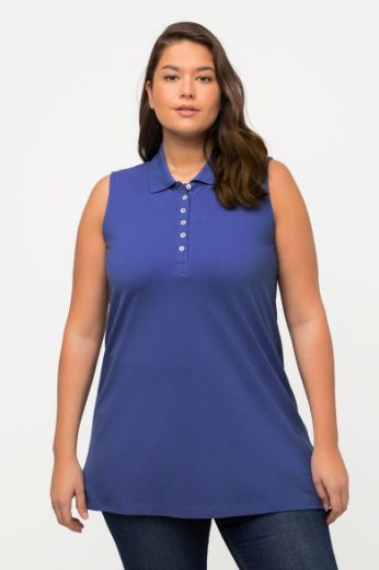 Moda za polnejše Majica Polo bez rukava dužeg kroja plus velikost, xxl, Ulla Popken in Johann Popken (JP1880)