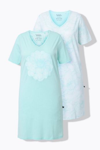 Moda za polnejše Spavaćice 2 komada cvjetni motiv plus velikost, xxl, Ulla Popken in Johann Popken (JP1880)