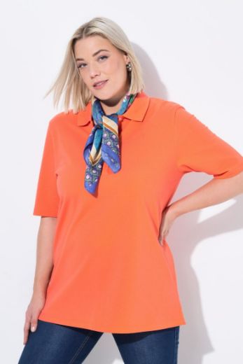 Moda za polnejše Majica Polo kratki rukavi plus velikost, xxl, Ulla Popken in Johann Popken (JP1880)
