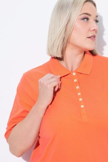 Moda za polnejše Majica Polo kratki rukavi plus velikost, xxl, Ulla Popken in Johann Popken (JP1880)