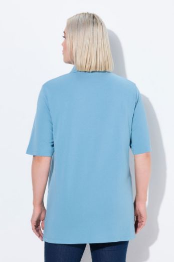 Moda za polnejše Majica Polo kratki rukavi plus velikost, xxl, Ulla Popken in Johann Popken (JP1880)