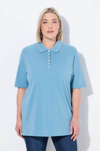 Moda za polnejše Majica Polo kratki rukavi plus velikost, xxl, Ulla Popken in Johann Popken (JP1880)