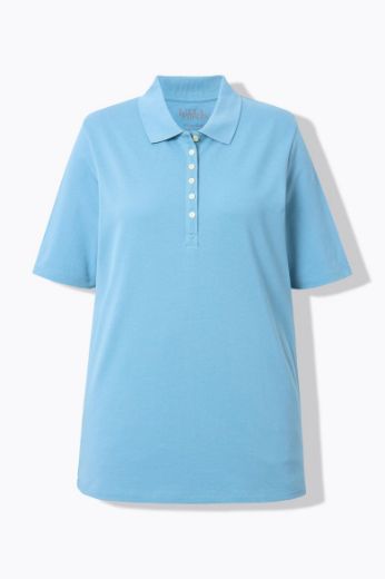 Moda za polnejše Majica Polo kratki rukavi plus velikost, xxl, Ulla Popken in Johann Popken (JP1880)