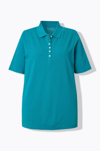 Moda za polnejše Majica Polo kratki rukavi plus velikost, xxl, Ulla Popken in Johann Popken (JP1880)