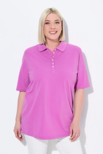 Moda za polnejše Majica Polo kratki rukavi plus velikost, xxl, Ulla Popken in Johann Popken (JP1880)