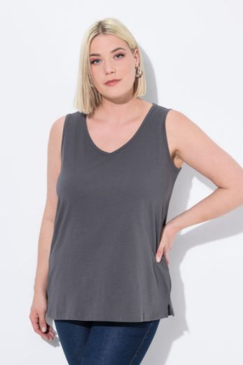 Moda za polnejše Top V ovratnika plus velikost, xxl, Ulla Popken in Johann Popken (JP1880)