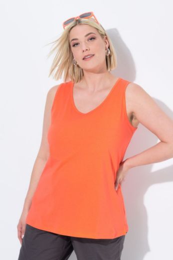 Moda za polnejše Top V ovratnika plus velikost, xxl, Ulla Popken in Johann Popken (JP1880)