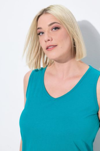Moda za polnejše Top V ovratnika plus velikost, xxl, Ulla Popken in Johann Popken (JP1880)