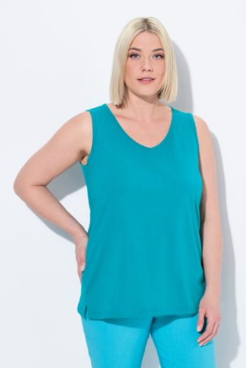 Moda za polnejše Top V ovratnika plus velikost, xxl, Ulla Popken in Johann Popken (JP1880)