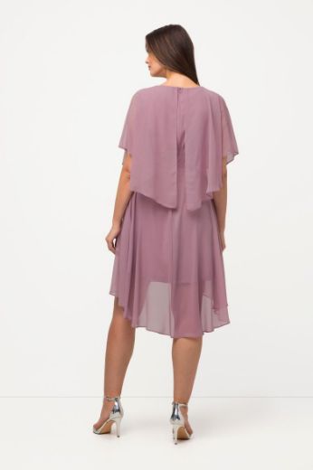 Moda za polnejše Haljina midi od šifona plus velikost, xxl, Ulla Popken in Johann Popken (JP1880)