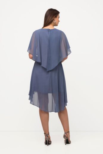 Moda za polnejše Haljina midi od šifona plus velikost, xxl, Ulla Popken in Johann Popken (JP1880)