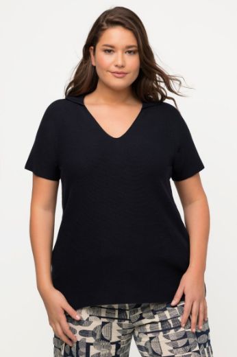 Moda za polnejše Majica kratkih rukava V ovratnika plus velikost, xxl, Ulla Popken in Johann Popken (JP1880)