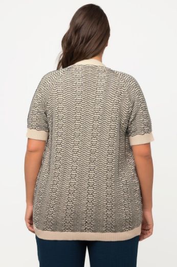 Moda za polnejše Kardigan kratkih rukava plus velikost, xxl, Ulla Popken in Johann Popken (JP1880)