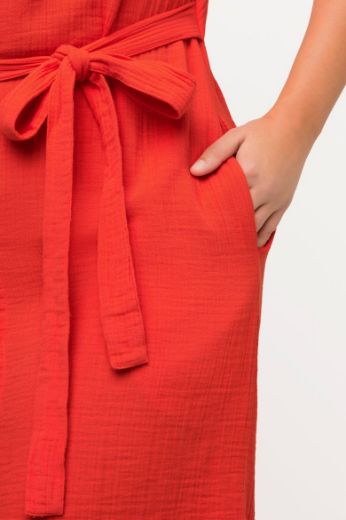 Moda za polnejše Haljina midi kratkih rukava rukava plus velikost, xxl, Ulla Popken in Johann Popken (JP1880)