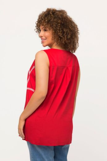 Moda za polnejše Majica bez rukava A kroja plus velikost, xxl, Ulla Popken in Johann Popken (JP1880)