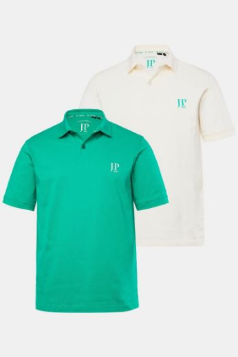 Moda za polnejše Majica Polo 2 komada plus velikost, xxl, Ulla Popken in Johann Popken (JP1880)