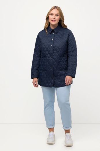 Moda za polnejše Jakna lagana štepana s kariranom podstavom plus velikost, xxl, Ulla Popken in Johann Popken (JP1880)