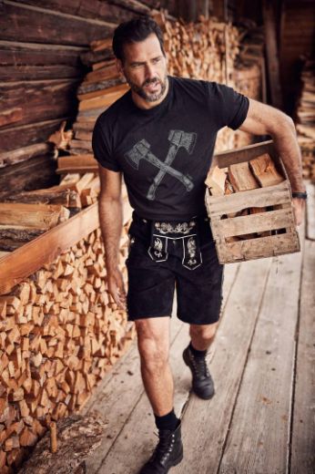 Moda za polnejše Majica s printom kratkih rukava plus velikost, xxl, Ulla Popken in Johann Popken (JP1880)