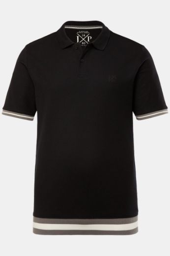 Moda za polnejše Majica Polo kratkih rukava plus velikost, xxl, Ulla Popken in Johann Popken (JP1880)