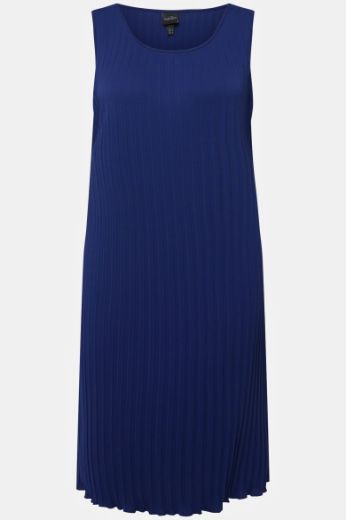 Moda za polnejše Haljina midi bez rukava A kroja plus velikost, xxl, Ulla Popken in Johann Popken (JP1880)