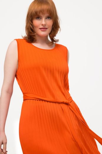 Moda za polnejše Haljina midi bez rukava A kroja plus velikost, xxl, Ulla Popken in Johann Popken (JP1880)