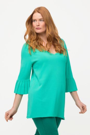 Moda za polnejše Majica 3/4 rukava V ovratnika plus velikost, xxl, Ulla Popken in Johann Popken (JP1880)