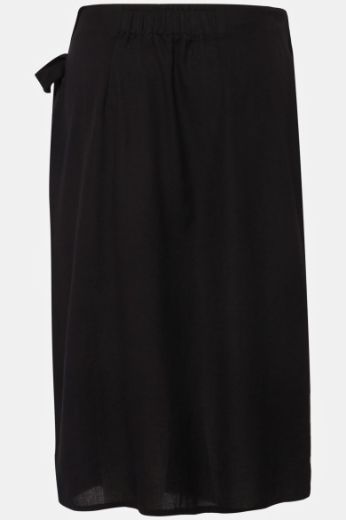 Moda za polnejše Suknja lanena na preklop plus velikost, xxl, Ulla Popken in Johann Popken (JP1880)