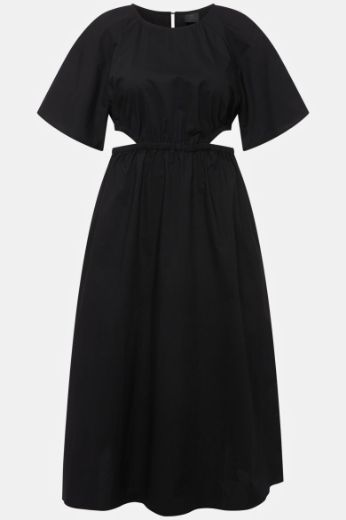 Moda za polnejše Haljina midi okruglog ovratnika plus velikost, xxl, Ulla Popken in Johann Popken (JP1880)