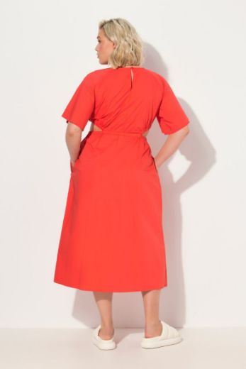 Moda za polnejše Haljina midi okruglog ovratnika plus velikost, xxl, Ulla Popken in Johann Popken (JP1880)