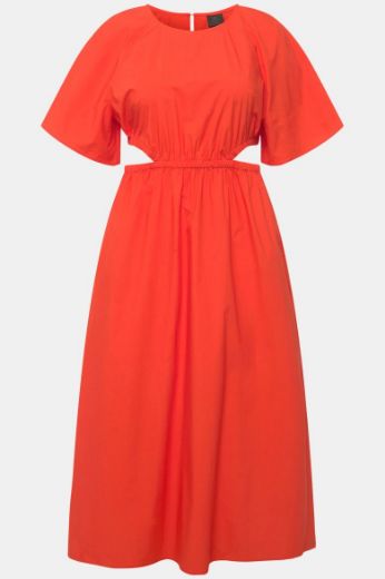 Moda za polnejše Haljina midi okruglog ovratnika plus velikost, xxl, Ulla Popken in Johann Popken (JP1880)