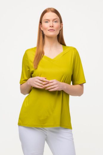 Moda za polnejše Majica kratkih rukava V ovratnika plus velikost, xxl, Ulla Popken in Johann Popken (JP1880)