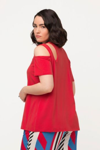 Moda za polnejše Majica s otvorima na ramenima kratki rukavi plus velikost, xxl, Ulla Popken in Johann Popken (JP1880)