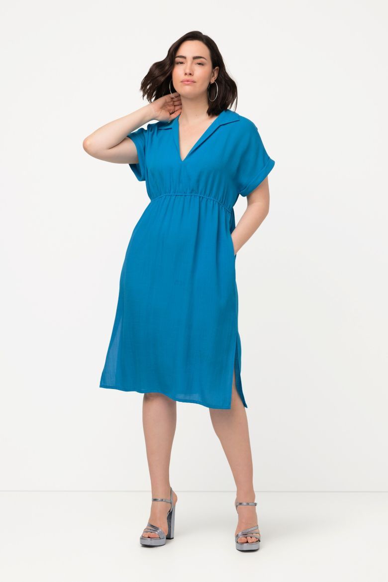 Moda za polnejše Haljina maxi V ovratnika plus velikost, xxl, Ulla Popken in Johann Popken (JP1880)