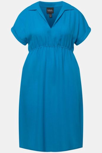 Moda za polnejše Haljina maxi V ovratnika plus velikost, xxl, Ulla Popken in Johann Popken (JP1880)