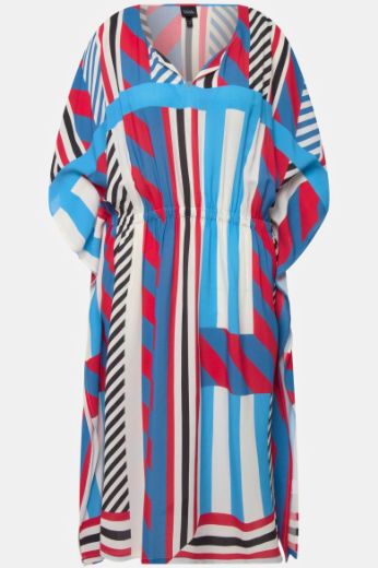 Moda za polnejše Haljina midi 3/4 rukava plus velikost, xxl, Ulla Popken in Johann Popken (JP1880)