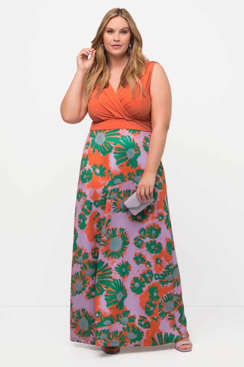 Moda za polnejše Haljina maxi bez rukava plus velikost, xxl, Ulla Popken in Johann Popken (JP1880)