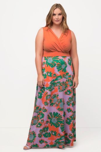 Moda za polnejše Haljina maxi bez rukava plus velikost, xxl, Ulla Popken in Johann Popken (JP1880)
