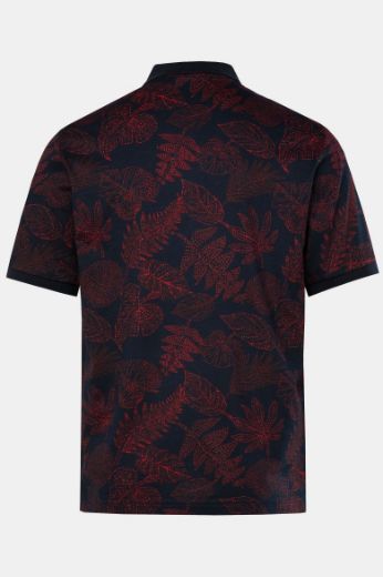 Moda za polnejše Majica Polo kratkih rukava motiv lišća plus velikost, xxl, Ulla Popken in Johann Popken (JP1880)