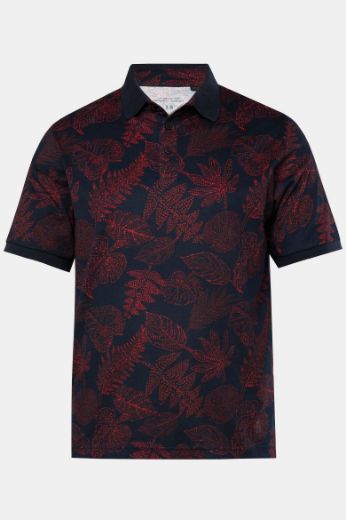 Moda za polnejše Majica Polo kratkih rukava motiv lišća plus velikost, xxl, Ulla Popken in Johann Popken (JP1880)