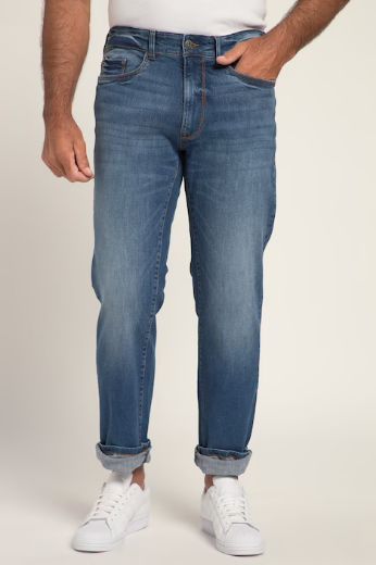 Moda za polnejše Traperice elastične plus velikost, xxl, Ulla Popken in Johann Popken (JP1880)