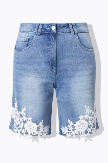 Moda za polnejše Traperice kratkih nogavica plus velikost, xxl, Ulla Popken in Johann Popken (JP1880)