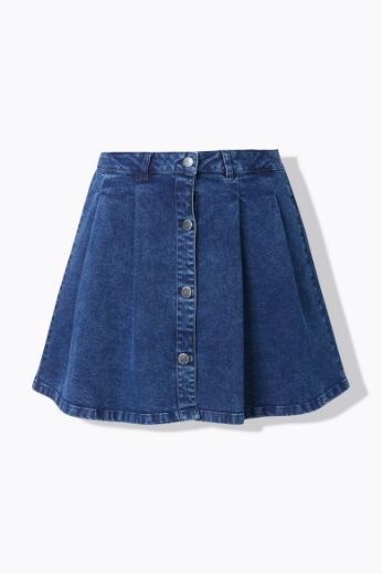 Moda za polnejše Suknja od trapera plus velikost, xxl, Ulla Popken in Johann Popken (JP1880)