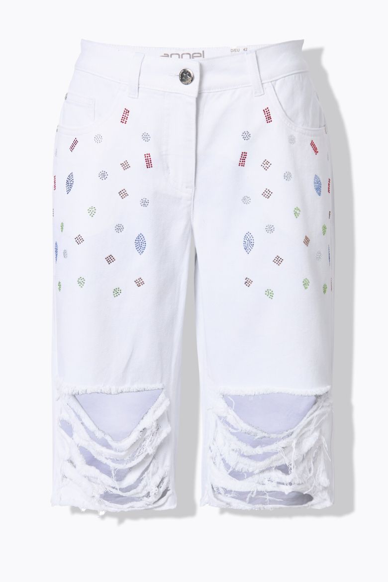 Moda za polnejše Traperice kratkih nogavica plus velikost, xxl, Ulla Popken in Johann Popken (JP1880)