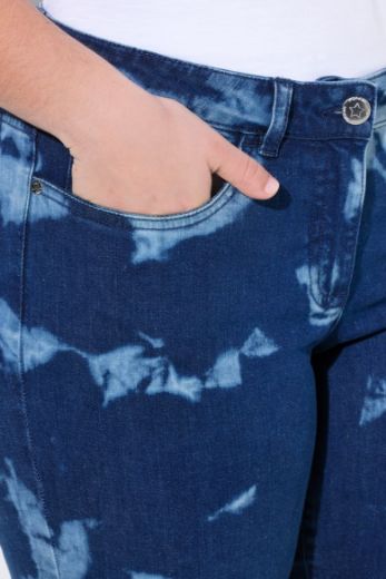 Moda za polnejše Traperice kratkih nogavica plus velikost, xxl, Ulla Popken in Johann Popken (JP1880)