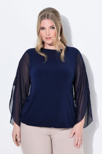 Moda za polnejše Bluza mrežasta plus velikost, xxl, Ulla Popken in Johann Popken (JP1880)