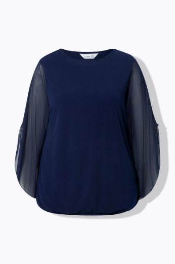 Moda za polnejše Bluza mrežasta plus velikost, xxl, Ulla Popken in Johann Popken (JP1880)