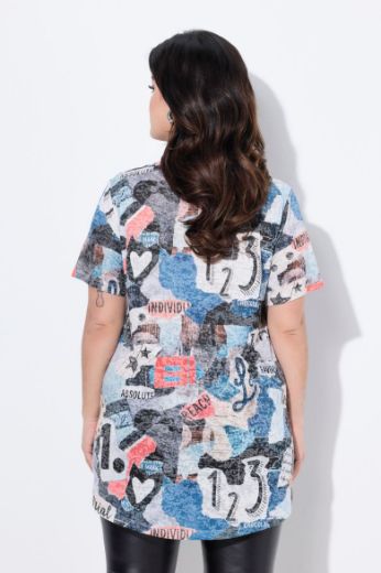 Moda za polnejše Majica kratkih rukava plus velikost, xxl, Ulla Popken in Johann Popken (JP1880)