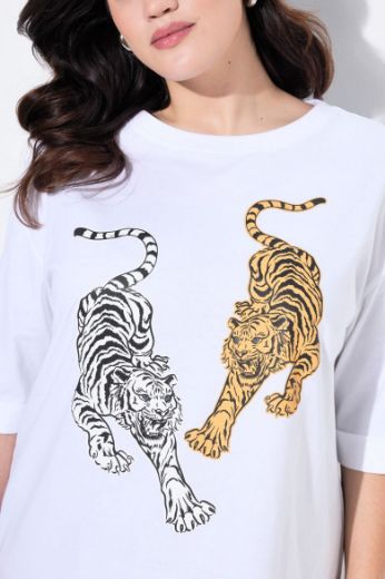 Moda za polnejše Majica kratkih rukava plus velikost, xxl, Ulla Popken in Johann Popken (JP1880)