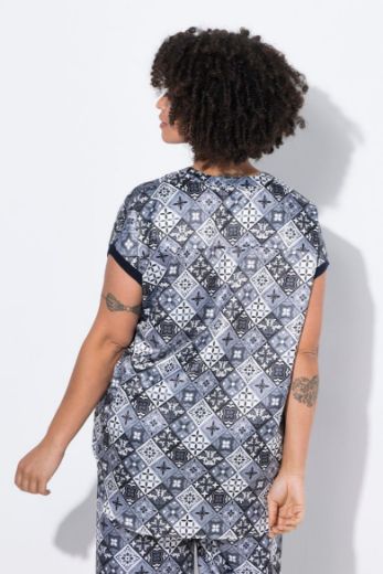 Moda za polnejše Bluza od satena plus velikost, xxl, Ulla Popken in Johann Popken (JP1880)